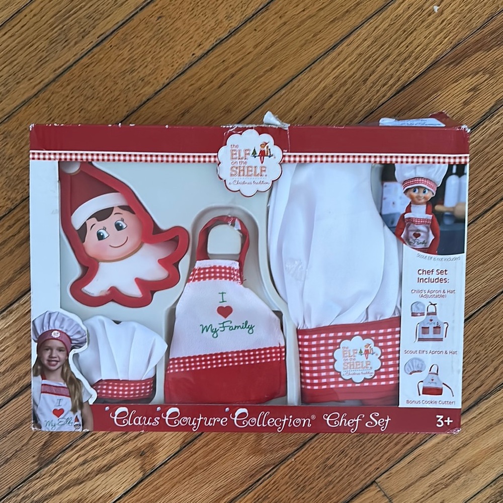Elf on the Shelf Claus Couture Chef Set